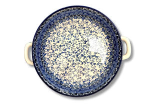 420 Bunzlau Ronde schaal met open handvaten 3427X 26 cm Ronde Schalen